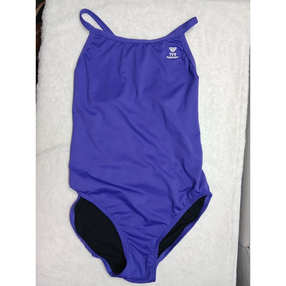 TYR Royal Durafast Elite Solid Diamondfit One Piece Swimsuit Size 38